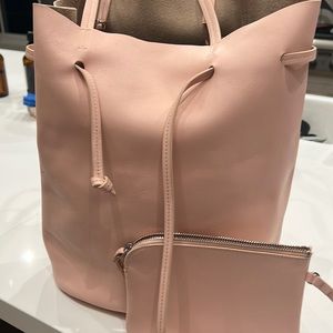 Steven Alan Pink Bucket Shoulder Bag